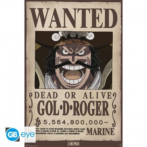 GBYDCO595 - ONE PIECE - POSTER (91.5X61) - WANTED GOL D. ROGER