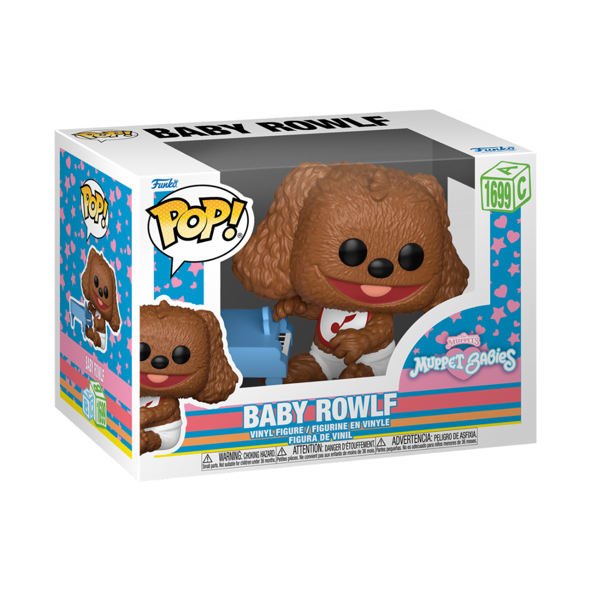 MUPPET BABIES (1984) - POP FUNKO VINYL FIGURE 1699 BABY ROWLF 9CM