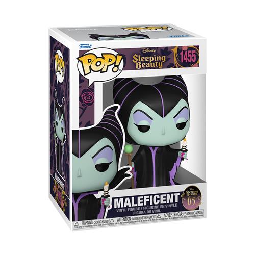 DISNEY: SLEEPING BEAUTY 65TH ANNIVERSARY - POP FUNKO VINYL FIGURE 1455 MALEFICENT W/CANDLE 9CM
