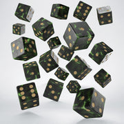 S20603 - FULL PACK OF D6S: BOTTLE GREEN & GOLD