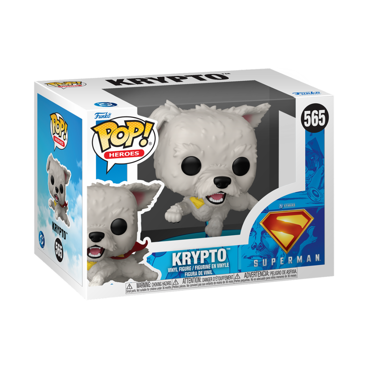 DC COMICS: SUPERMAN (2025) - POP FUNKO VINYL FIGURE 565 KRYPTO 9CM