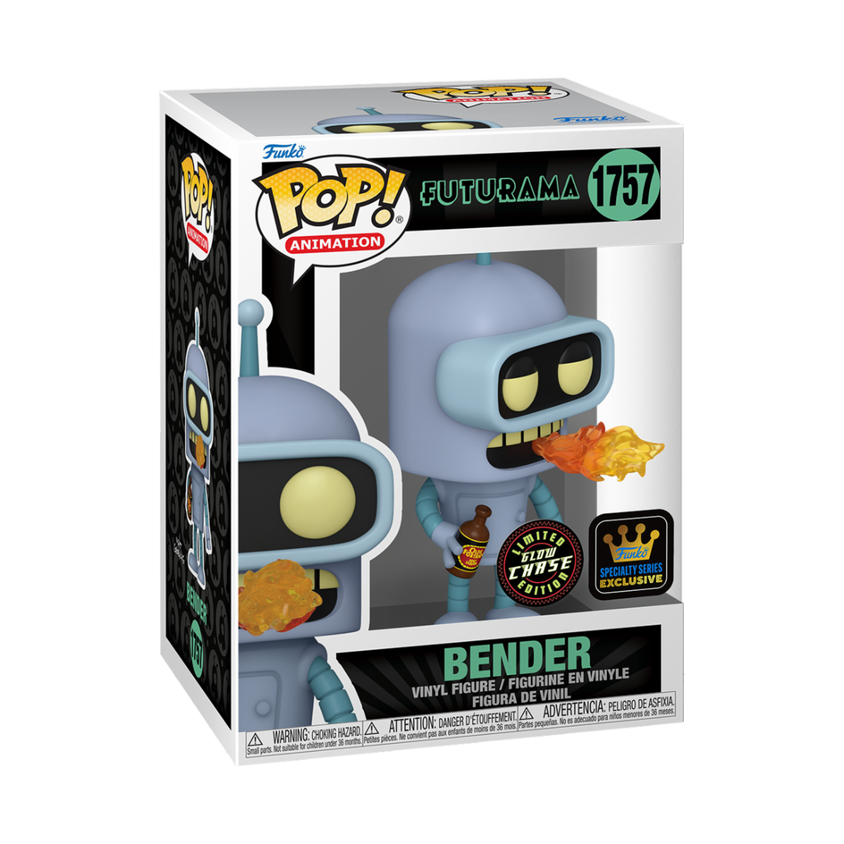 FUTURAMA - POP FUNKO VINYL FIGURE 1757 BENDER CHASE 9CM