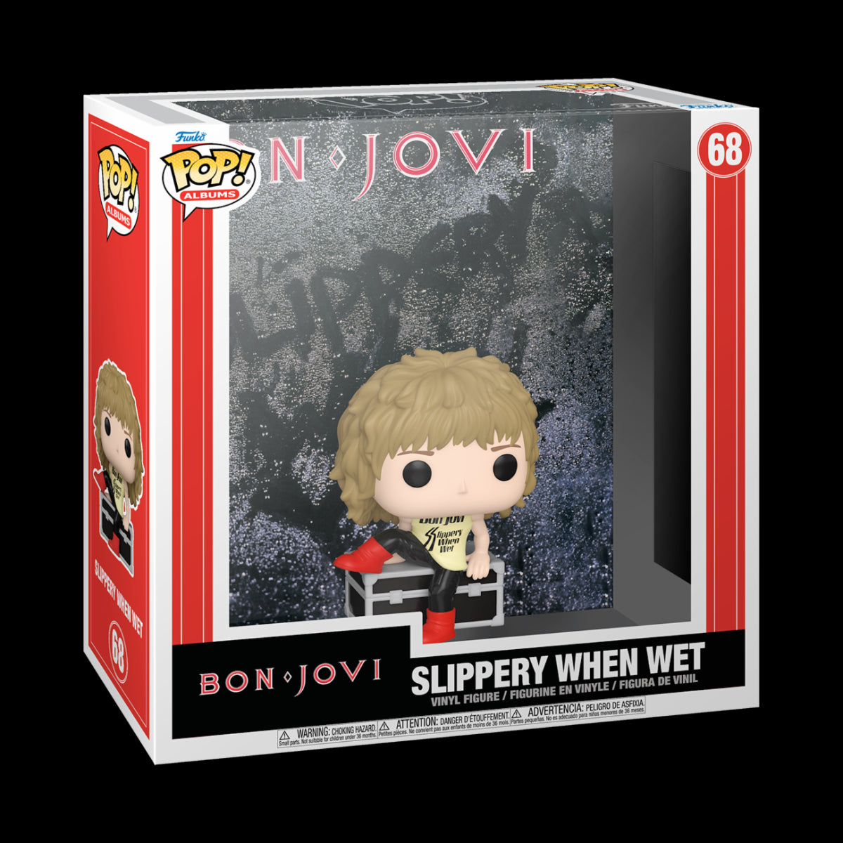 MUSIC: BON JOVI - POP FUNKO ALBUM VINYL FIGURE 68 SLIPPERY WHEN WET 9CM