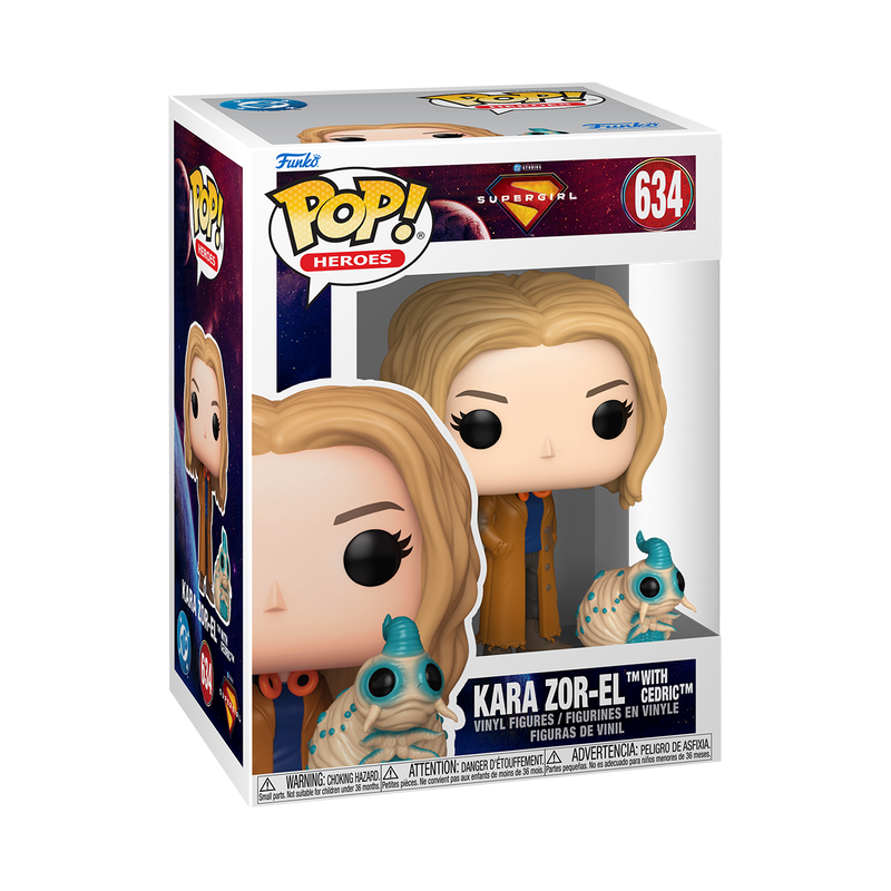 SUPERGIRL (2026) - POP FUNKO VINYL FIGURE 634 KARA ZOR-EL WITH CEDRIC 9CM