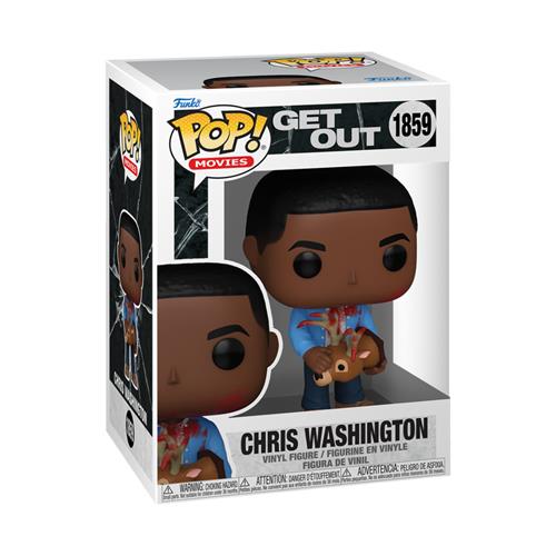GET OUT - POP FUNKO VINYL FIGURE 1859 CHRIS WASHINGTON W/DEER 9CM