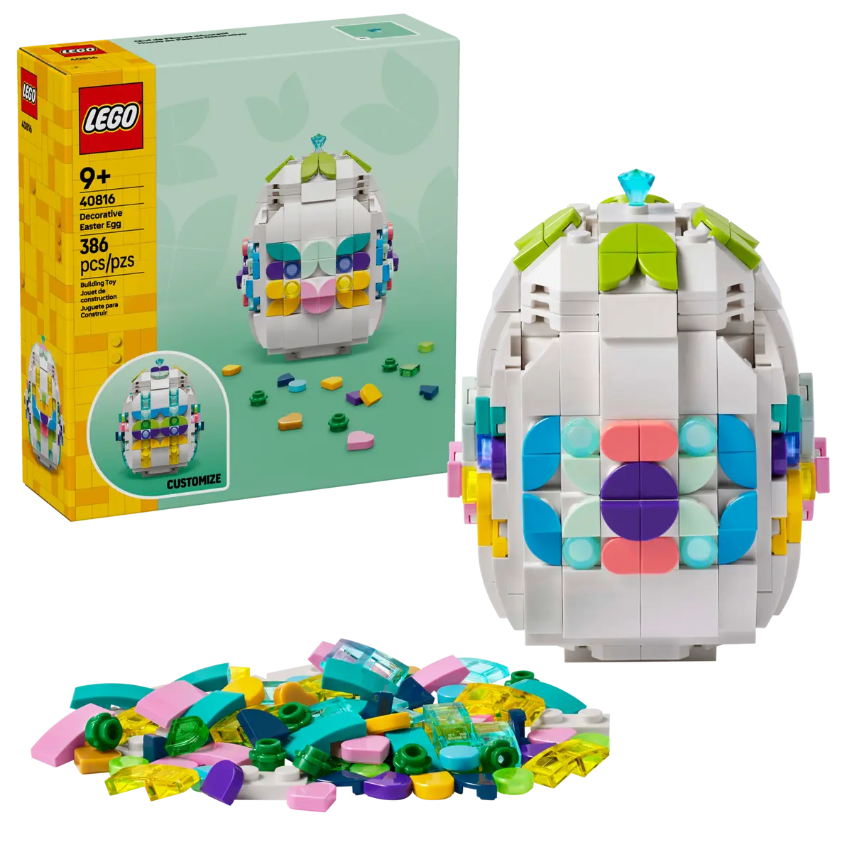 40816 - SEASONS AND OCCASIONS - UOVO DI PASQUA DECORATIVO