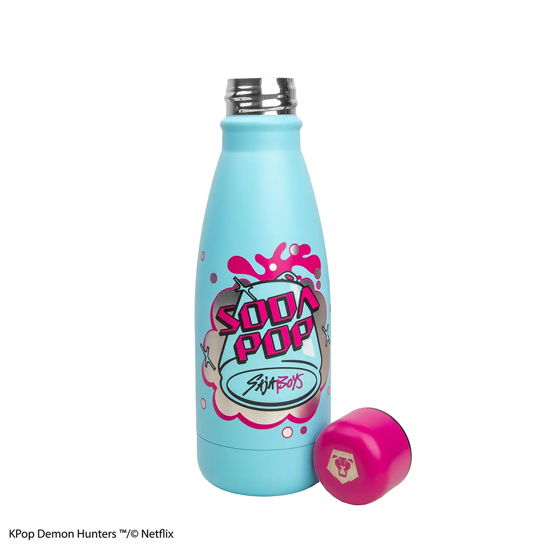 CR4128 - MINI BOTTIGLIA 500 ML - SODA POP - KPOP DEMON HUNTERS