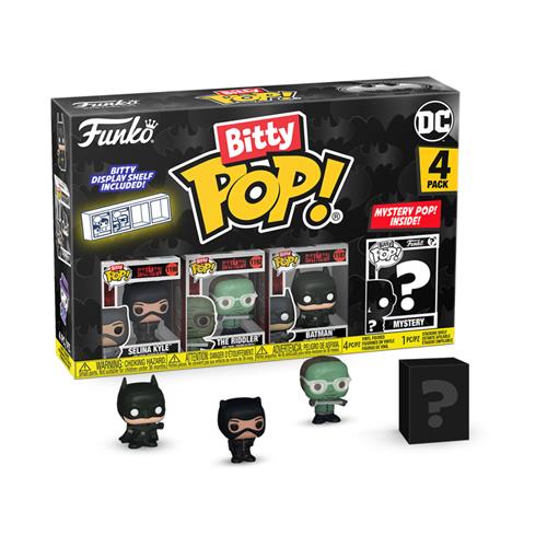 81128 - DC COMICS: BATMAN 85TH ANNIVERSARY - FUNKO BITTY POP VINYL FIGURE - CATWOMAN (4PK)