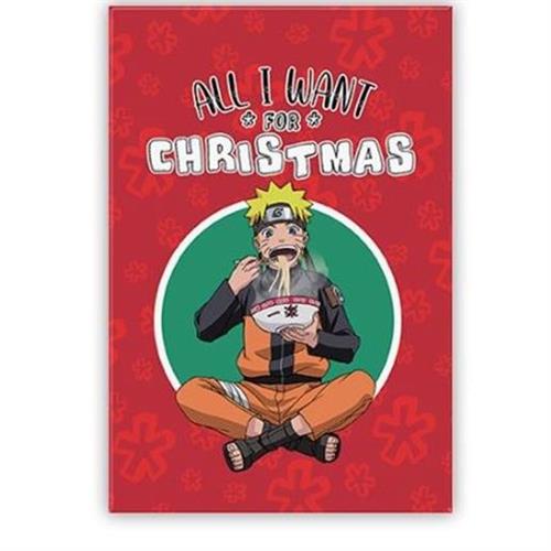 TGGMAG062 - NARUTO SHIPPUDEN - MAGNET - ALL I WANT FOR CHRISTMAS