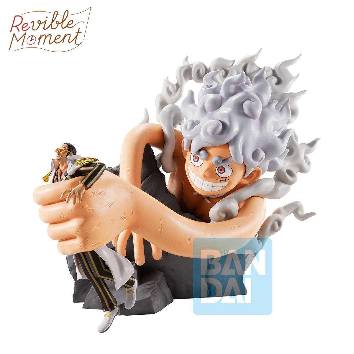 68999 - ONE PIECE - ICHIBANSHO FIGURE FROM ICHIBANSHO - ONE PIECE BURST OF ENERGY - MONKEY D LUFFY GEAR5 VS BORSALINO - STATUA 20CM