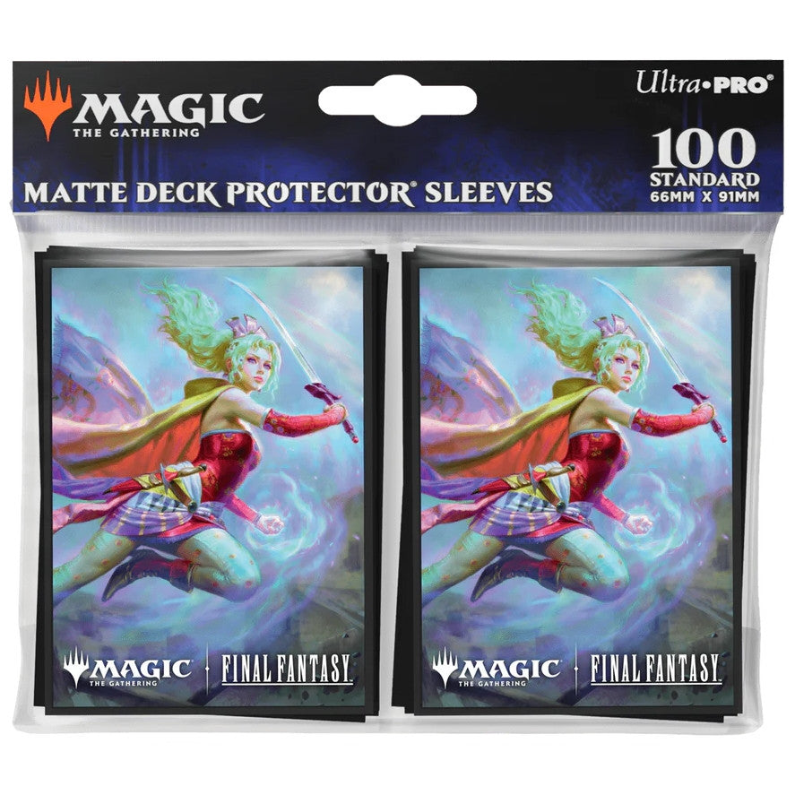 38703 - 100 DECK PROTECTOR SLEEVES - MAGIC: THE GATHERING - COMMANDER MASTER -FINAL FANTASY C