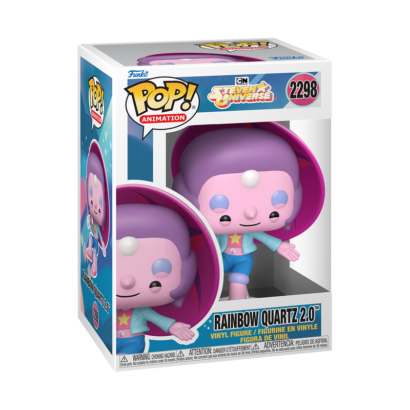 STEVEN UNIVERSE S3 - POP FUNKO VINYL FIGURE 2298 RAINBOW QUARTZ 2.0 9CM