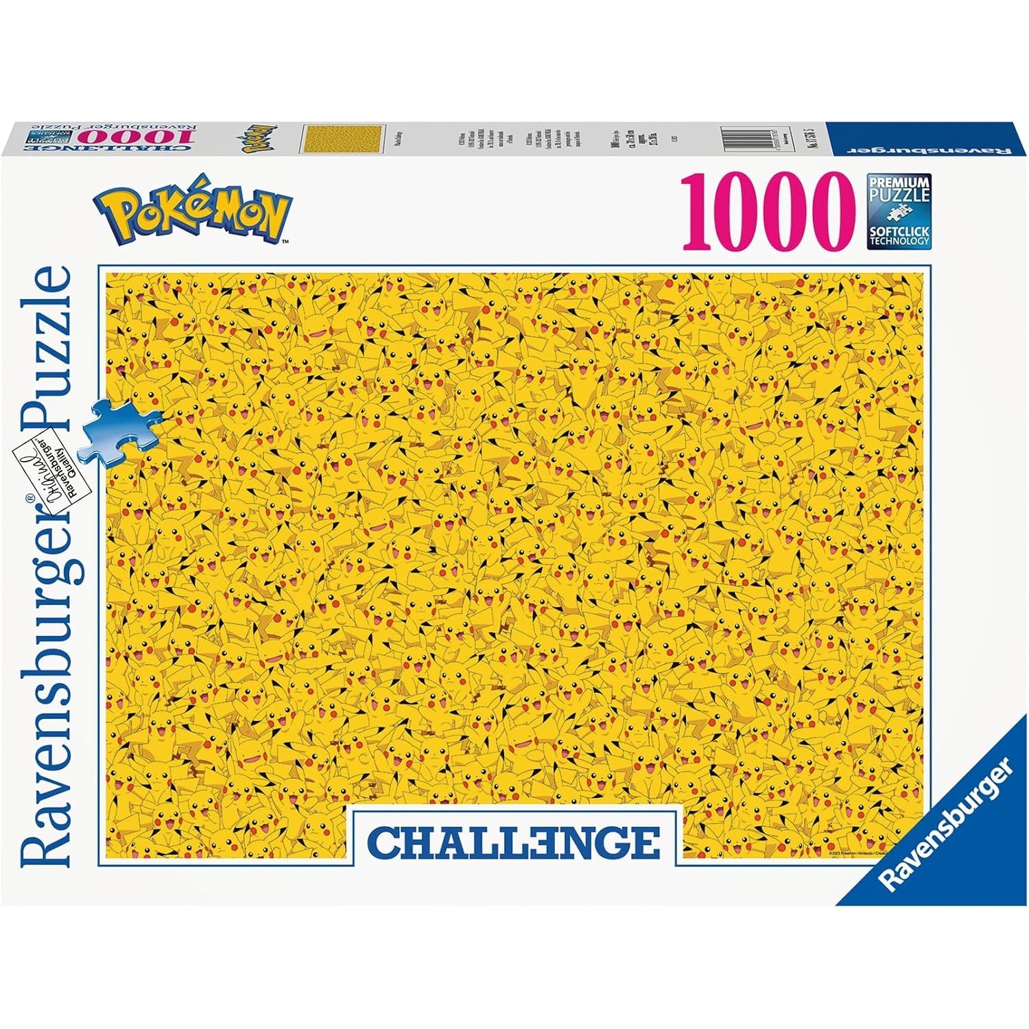 12000829 - POKEMON - PUZZLE 1000PZ - PIKACHU CHALLENGE