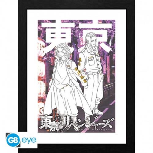 GBYDCO498 - TOKYO REVENGERS - FRAMED POSTER (30X40) - MICKEY & DRAKEN