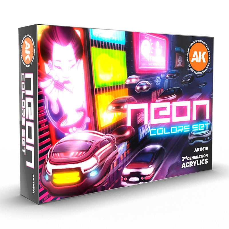 AK11610 - 3GEN ACRYLICS - NEON COLORS SET - SET DA 6 COLORI - 0