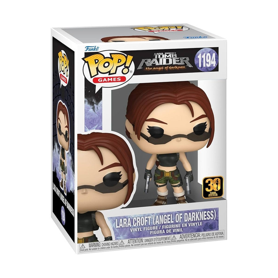 TOMB RAIDER - POP FUNKO VINYL FIGURE 1194 LARA CROFT (ANGEL OF DARKNESS) 9CM