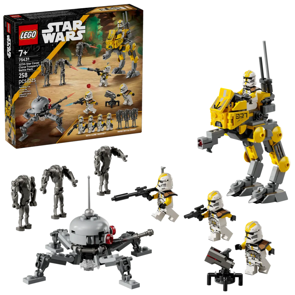 75431 - STAR WARS - BATTLEPACK 327° STAR CORPS DI CLONE TROOPERS