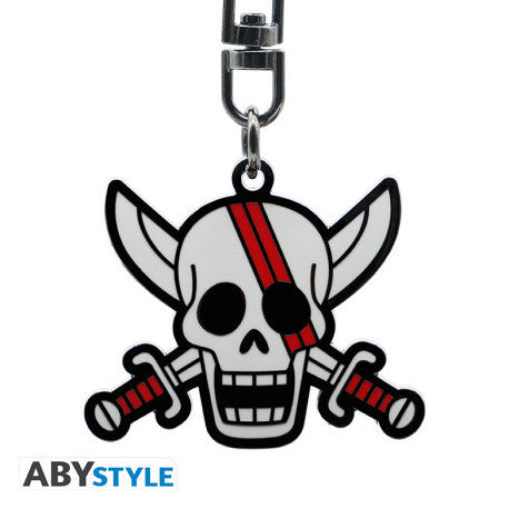 ABYKEY645 - ONE PIECE - KEYCHAIN - SKULL SHANKS