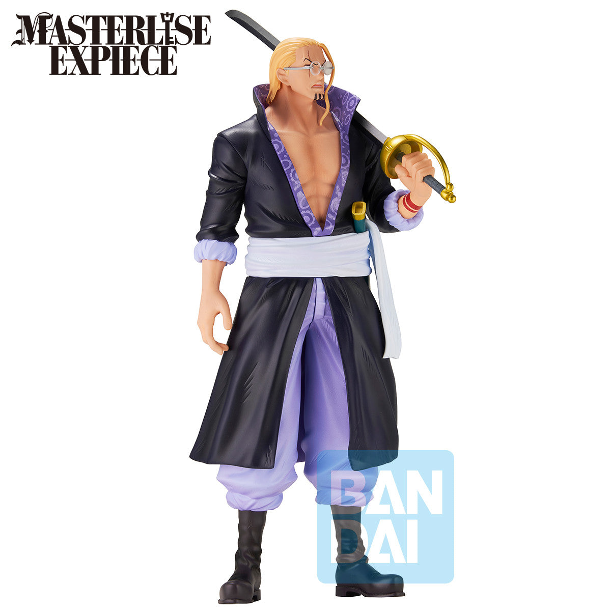 68450 - ONE PIECE - ICHIBANSHO FIGURE FROM ICHIBAN KUJI ROGER PIRATES - SILVERS RAYLEIGH - STATUA 21CM