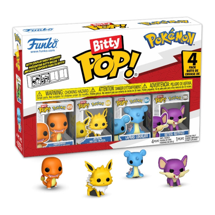 81133 - POKEMON - POP FUNKO BITTY VINYL FIGURE - CHARMANDER (4PK)