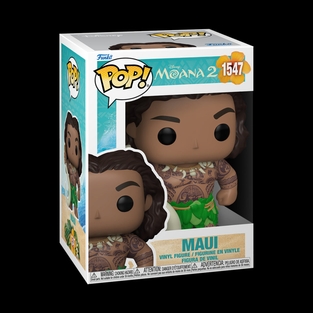 DISNEY: MOANA 2 - POP FUNKO VINYL FIGURE 1547 MAUI 9CM