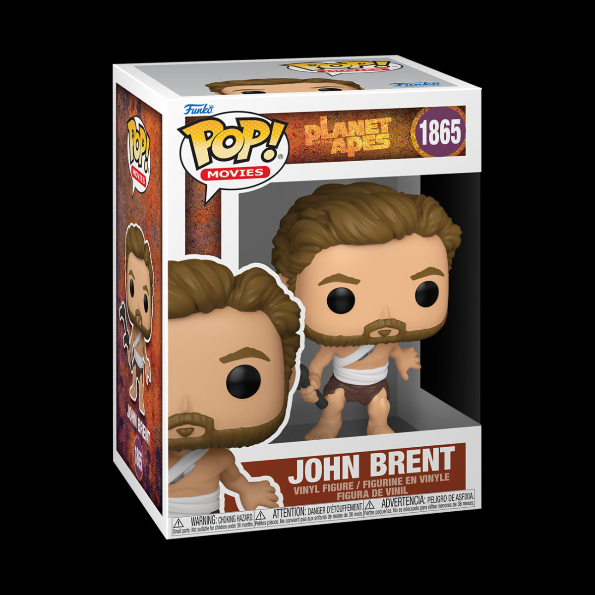 PLANETS OF THE APES - POP FUNKO VINYL FIGURE 1865 JOHN BRENT 9CM