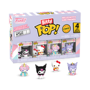 85715 - SANRIO - POP FUNKO BITTY VINYL FIGURE - KUROMI (4PK)