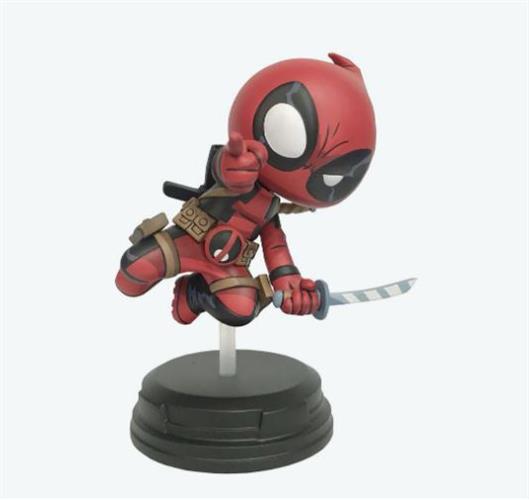 99864 - MARVEL ANIMATED - DEADPOOL JUMPING - STATUA 15CM
