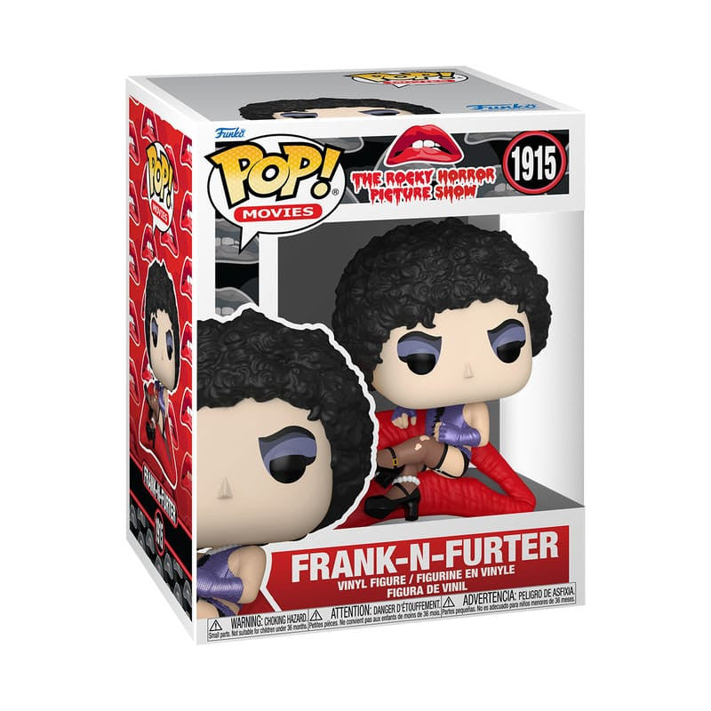 THE ROCKY HORROR PICTURE SHOW - POP FUNKO VINYL FIGURE 1915 FRANK-N-FURTER W/LIPS