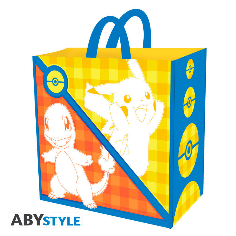 ABYBAG727 - POKEMON - SHOPPING BAG - KANTO STARTERS