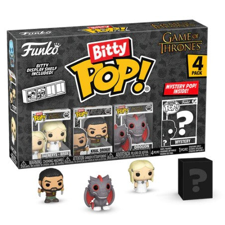 83648 - GAMES OF THRONES - FUNKO BITTY POP VINYL FIGURE - KHALEESI (4PK)
