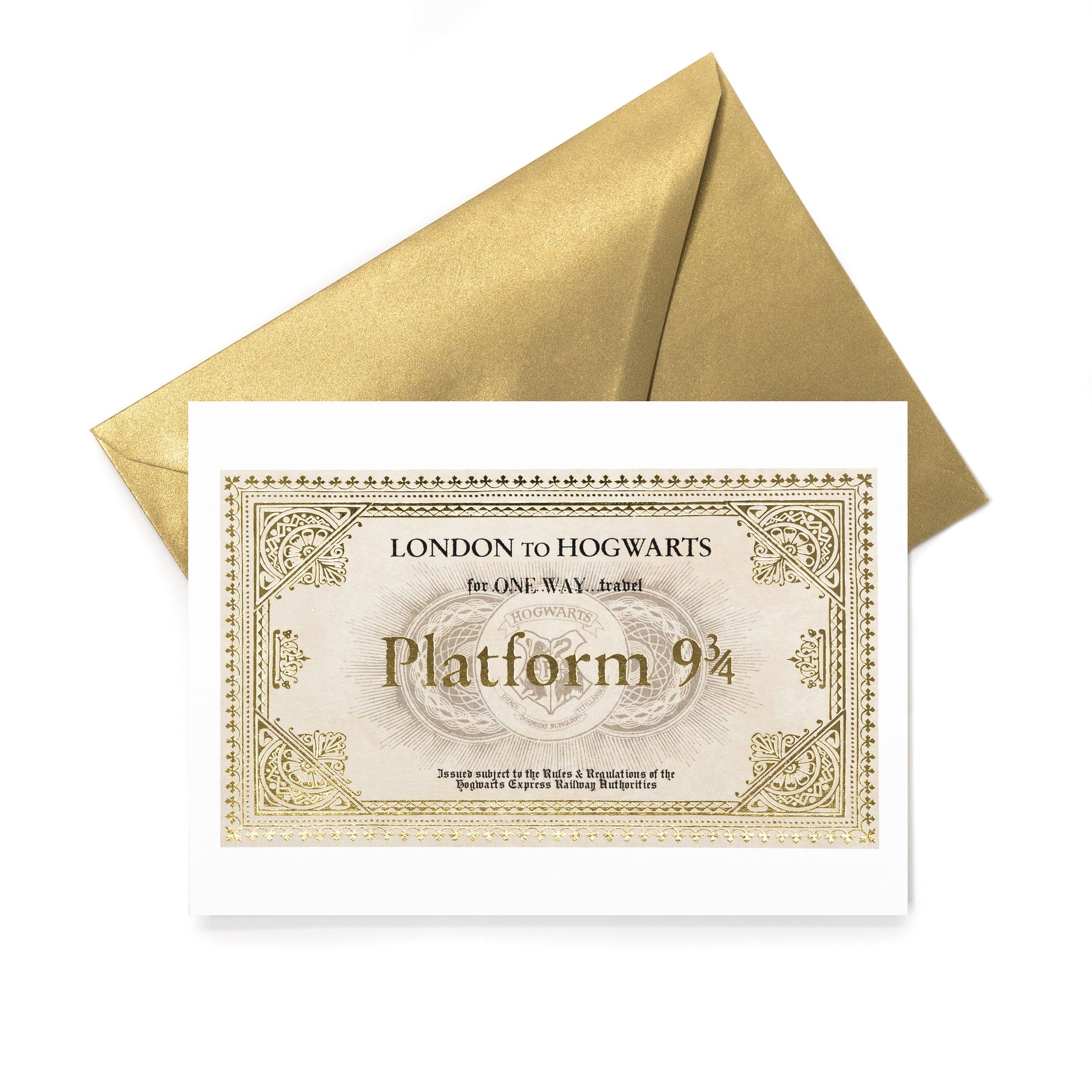 HPCARD29 - HOGWARTS EXPRESS TICKET - NOTECARD