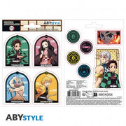 ABYDCO904 - DEMON SLAYER - STICKERS - ENTERTAINMENT DISTRICT (16X11)