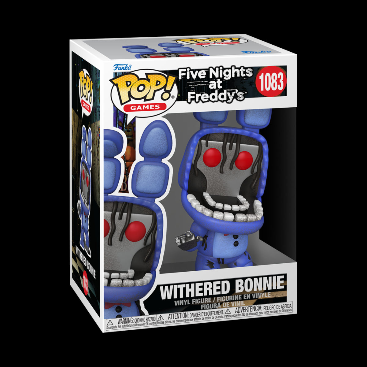 FIVE NIGHTS AT FREDDY'S - POP FUNKO VINYL FIGURE 1083 WITHERED BONNIE 9CM