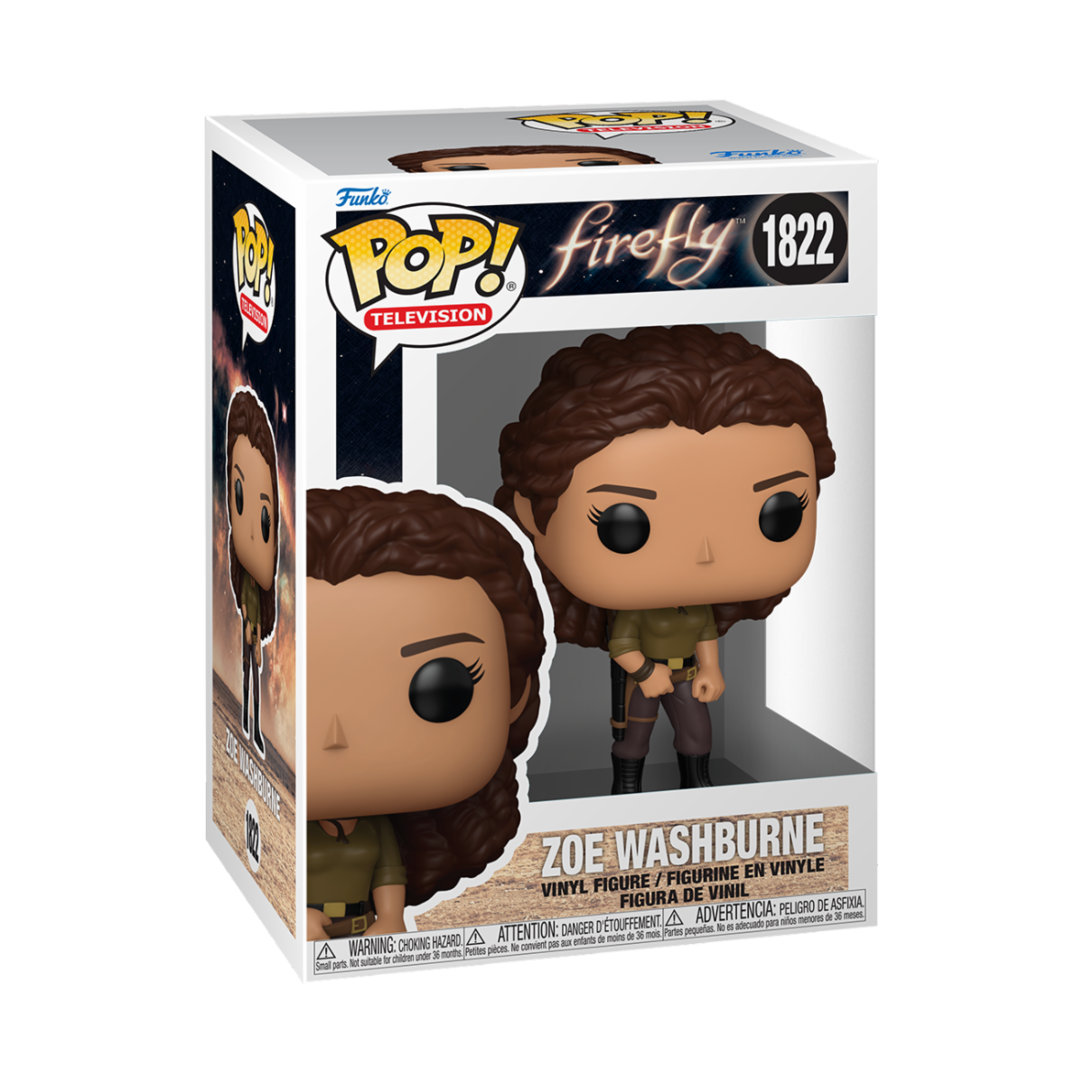 FIREFLY S2 - POP FUNKO VINYL FIGURE 1822 ZOE WASHBURNE 9CM