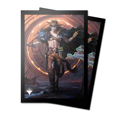 38357 - 100 DECK PROTECTOR SLEEVES - MAGIC: THE GATHERING - OUTLAWS OD THUNDER JUNCTION - ART 4