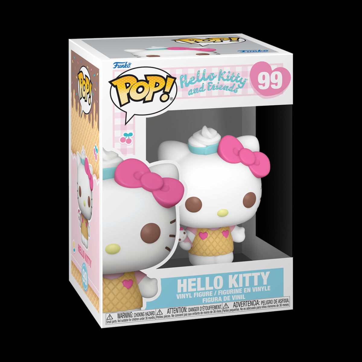 HELLO KITTY (ICE CREAM) - POP FUNKO VINYL FIGURE 99 HELLO KITTY 9CM