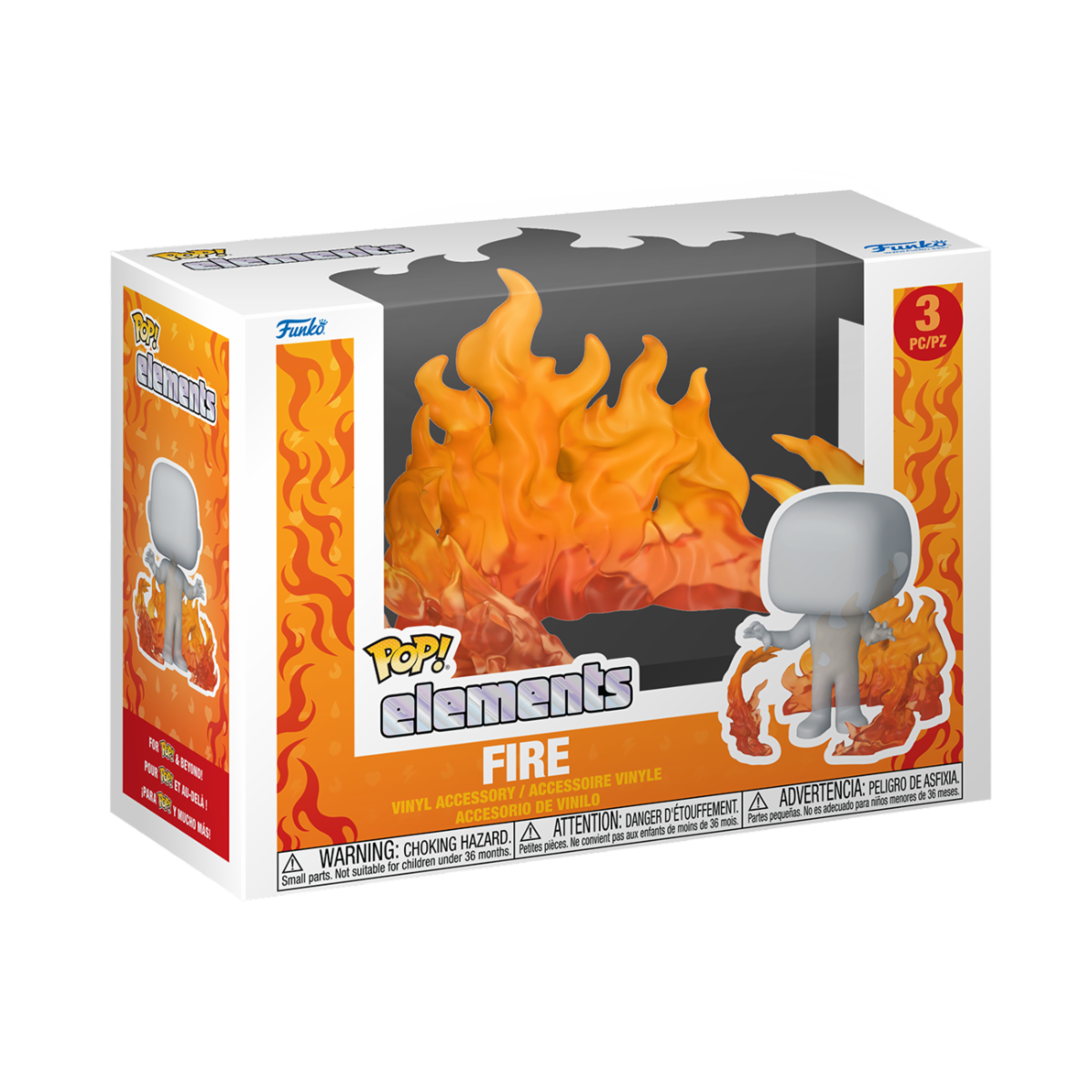 POP ELEMENTS SERIES 1 - POP FUNKO VINYL ELEMENT - FIRE 9CM