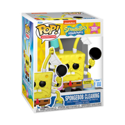 SPONGEBOB - POP FUNKO PREMIUM VINYL FIGURE - 2001 SPONGEBOB CLEANING 9CM FUNSIDE EXCL