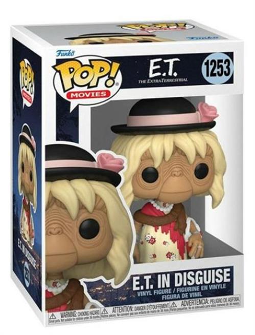 E.T. 40TH ANNIVERSARY - POP FUNKO VINYL FIGURE 1253 E.T. IN DISGUISE 9CM