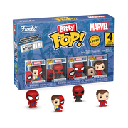 85704 - MARVEL: SPIDER-MAN - POP FUNKO BITTY VINYL FIGURE - PARKER SPLIT (4PK)
