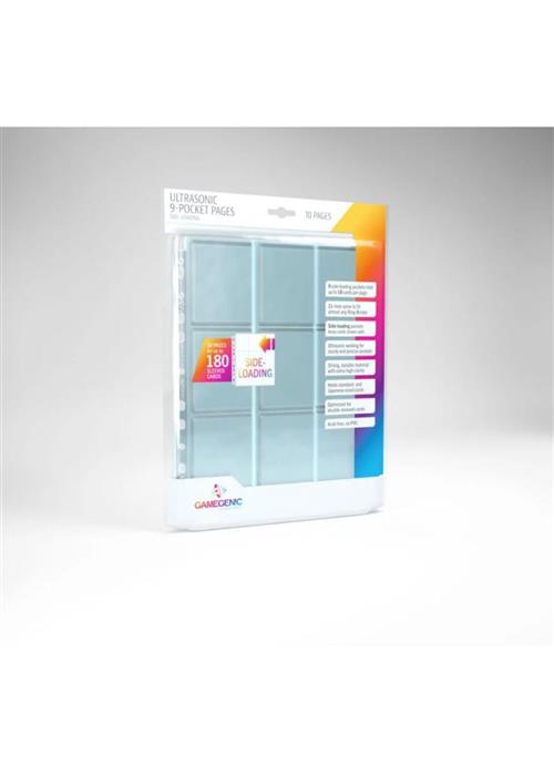 GGS30014ML - ULTRASOINIC - 9-POCKET PAGES - SIDELOADING - PACK 10PZ