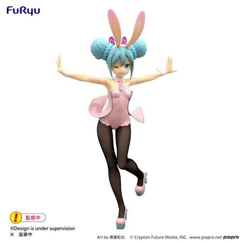 100418 - HATSUNE MIKU - BICUTE BUNNIES - WINK PEAR PINK - STATUA 30CM