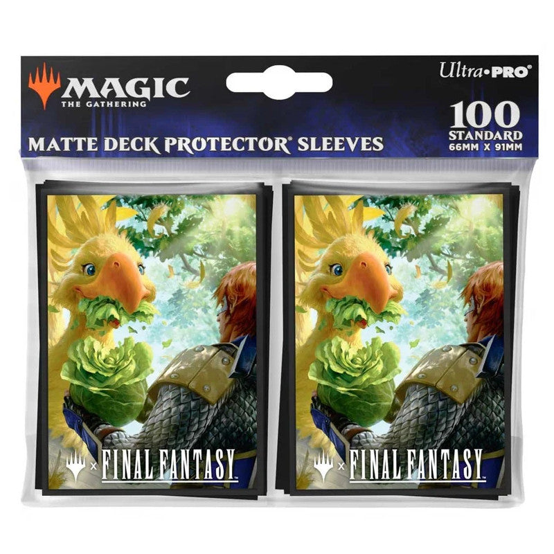 38712 - 100 DECK PROTECTOR SLEEVES - MAGIC: THE GATHERING - COMMANDER MASTER -FINAL FANTASY V8