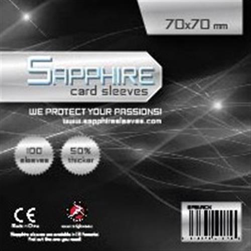 SAPPHIRE BLACK - 100 BUSTE PROTETTIVE 70X70MM
