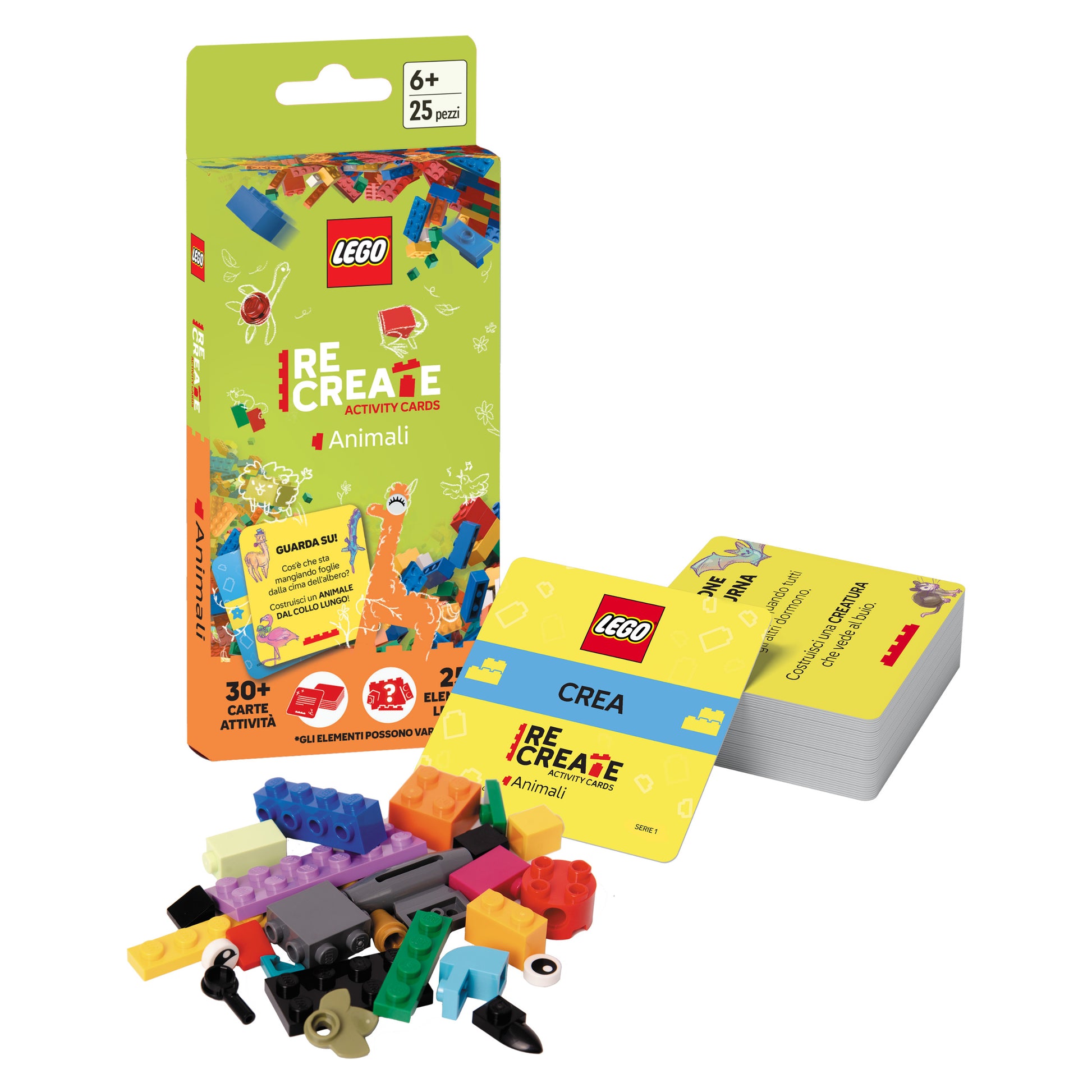 LEGO RECREATE - ACTIVITY CARDS - ANIMALI - PRIMA RELEASE