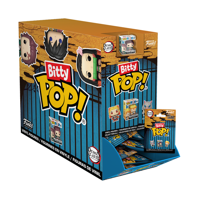 DEMON SLAYER - POP FUNKO BITTY VINYL FIGURE - 32PZ DISPLAY 2CM