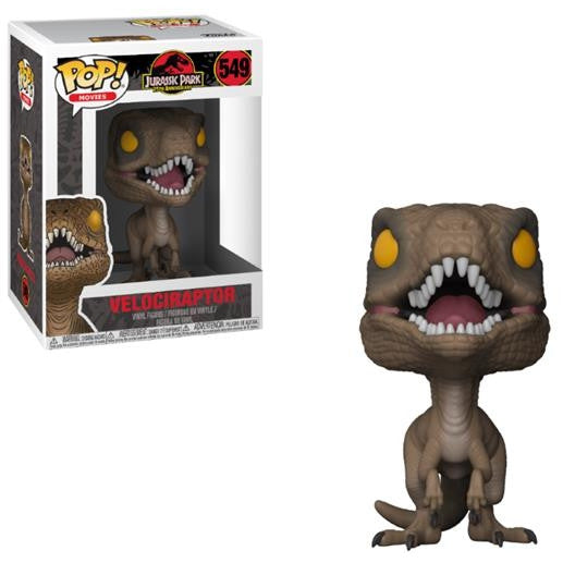 JURASSIC PARK - POP FUNKO VINYL FIGURE 549 VELOCIRAPTOR 9CM