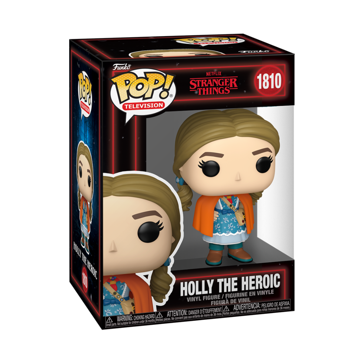 STRANGER THINGS - POP FUNKO VINYL FIGURE 1810 HOLLY THE HEROIC 9CM