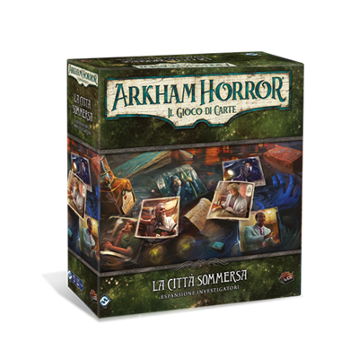 ARKHAM HORROR - LCG - REVISED CORE SET - LA CITTA' SOMMERSA - ESPANSIONE INVESTIGATORI